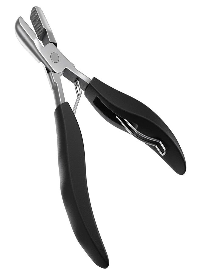 Quilax Multi Function Hair Extension Pliers, Fusion Crusher Tool for Keratin Hair, Pre-Bonded Extensions Flat Tip Hairs Loop Styling Tool(3 Holes Shape)(Thread Shape) - Image 1
